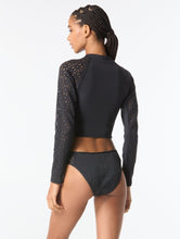 Load image into Gallery viewer, Michael Kors Cropped Rash Guard