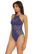 Load image into Gallery viewer, Avah High Neck Halter One Piece Swimsuit