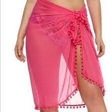 Load image into Gallery viewer, Bleu Chiffon Pareo Cover Up