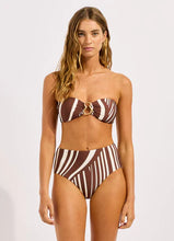 Load image into Gallery viewer, Coastline Ring Front Bandeau Bikini Top
