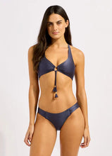 Load image into Gallery viewer, Belle Multi Fit Longline Triangle Bikini Top
