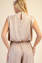 Load image into Gallery viewer, Mock Neck Sleeveless Bubble Top
