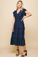 Load image into Gallery viewer, V-Neck Tiered Maxi Dress
