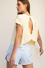 Load image into Gallery viewer, Viscose Modal Open Back Top
