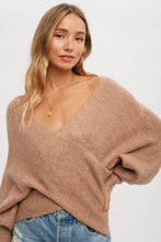 Load image into Gallery viewer, Crossover Ribbed Pullover
