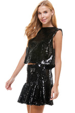 Load image into Gallery viewer, Sequin Muscle Top
