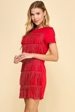 Load image into Gallery viewer, Tiered Fringe Dress
