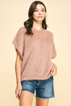 Load image into Gallery viewer, Brushed Crochet Sweater
