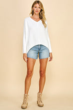 Load image into Gallery viewer, V-Neck Dolman Sleeves Sweater
