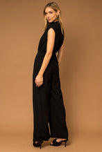 Load image into Gallery viewer, Short Sleeve Pleated Shoulder Jumpsuit
