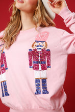 Load image into Gallery viewer, Sequin Nutcracker Embroidered Sweater
