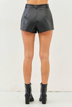 Load image into Gallery viewer, Weave Vegan Leather Shorts With Pockets
