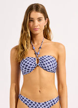 Load image into Gallery viewer, Marselle Ring Front Bandeau Bikini Top
