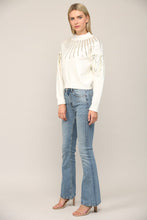 Load image into Gallery viewer, Mock Neck Sequin Sweater
