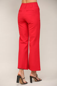 Two Front Pocket Ponte Flare Pants