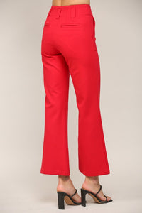 Two Front Pocket Ponte Flare Pants