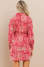 Load image into Gallery viewer, Printed Button Down Dress
