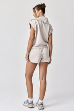 Load image into Gallery viewer, Blake Half Zip Cropped Sweatshirt and Shorts Set
