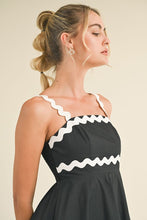 Load image into Gallery viewer, Ric Rac Trim Dress
