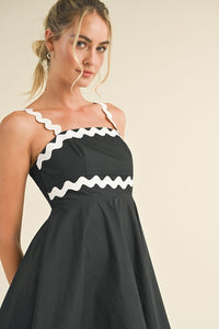 Ric Rac Trim Dress