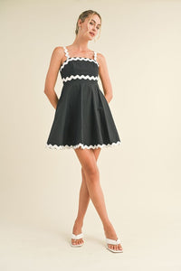 Ric Rac Trim Dress