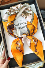 Load image into Gallery viewer, Printed Square Scarf Silk Scarf
