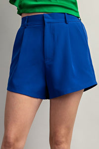 Soraya Pleated High Waisted Shorts