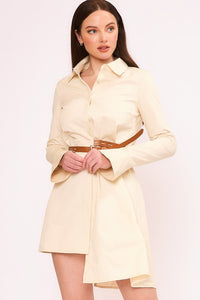 Belted Shirt Dress