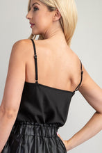 Load image into Gallery viewer, Satin Cowl Neck Cami
