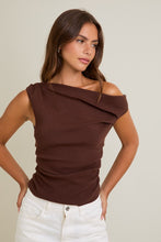 Load image into Gallery viewer, Asymmetrical Neck Sweater Top
