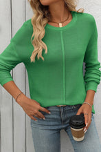 Load image into Gallery viewer, Round Neck Long Sleeve Top
