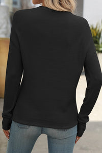 Round Neck Long Sleeve Top