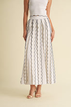 Load image into Gallery viewer, Pleaded Sweater Knit Maxi Skirt
