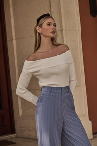 Perrey Off The Shoulder Sweater