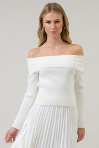 Perrey Off The Shoulder Sweater