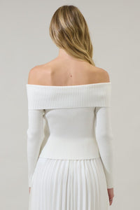 Perrey Off The Shoulder Sweater