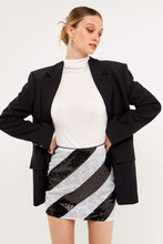 Load image into Gallery viewer, Striped Sequins Skirt
