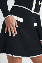 Load image into Gallery viewer, Contrast Ribbed Knit Mini Skirt
