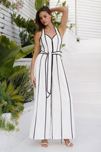 Load image into Gallery viewer, Contrasting Halter Jumpsuit
