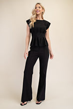 Load image into Gallery viewer, Flared High-waisted Pants
