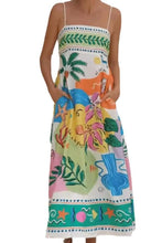 Load image into Gallery viewer, Positioning Sling Sleeveless Large Swing Dress
