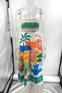 Positioning Sling Sleeveless Large Swing Dress