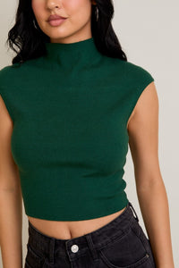 High Neck Sweater Top