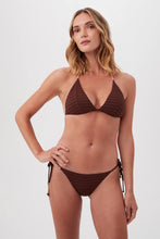 Load image into Gallery viewer, Glimmer Triangle Halter Bikini Top
