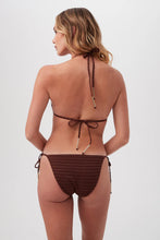 Load image into Gallery viewer, Glimmer Triangle Halter Bikini Top
