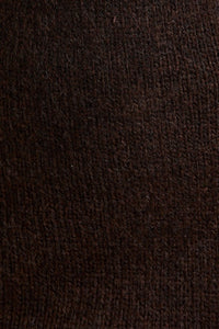 Sleeveless Mock Neck Cable Sweater Mini Dress