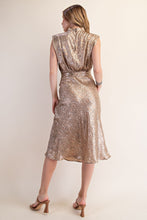 Load image into Gallery viewer, Mock Neck Sleeveless Midi Dress
