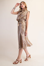 Load image into Gallery viewer, Mock Neck Sleeveless Midi Dress
