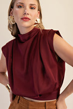 Load image into Gallery viewer, High Neck Back Zipper Top
