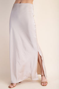 Side-Slit Maxi Skirt